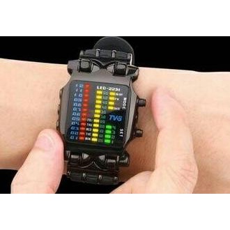 Jam Tangan Led Sirine Shark Tvg Original
