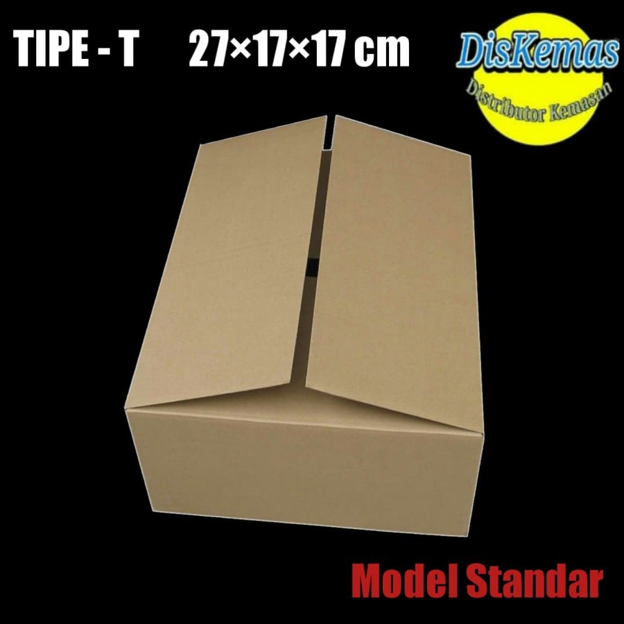 

KOTAK KARDUS KARTON POLOS BOX KEMASAN DUS PACKAGING STANDART TIPE T
