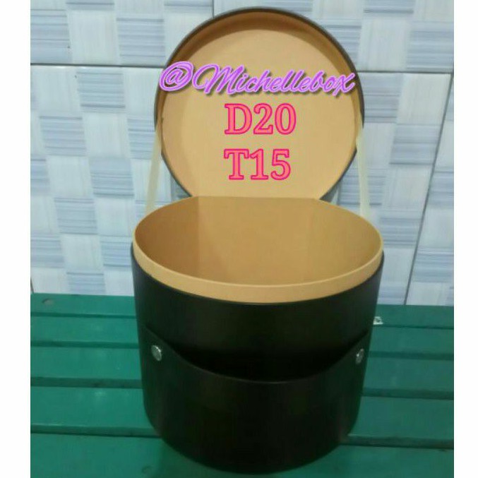 

Bloom Box D "D20T15"/ Round Flower Box/Box Bunga