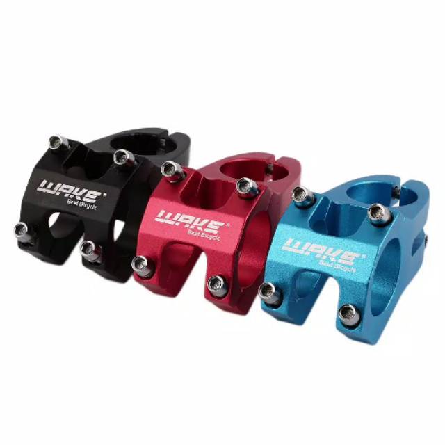 (DIKIRIM DARI BANDUNG) STEM SEPEDA WAKE OVERSIZE ANODIZED ORIGINAL