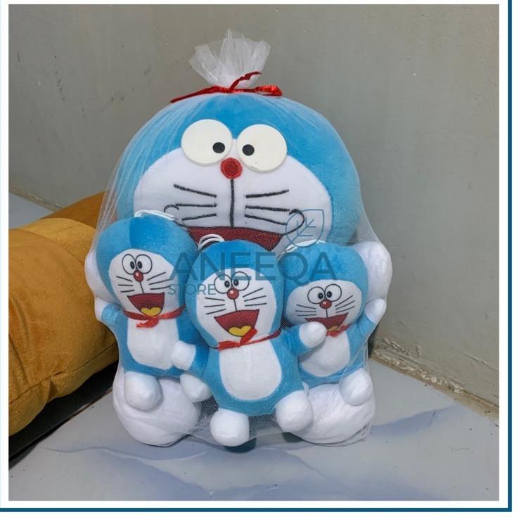 {SMR.15Jl21d} Boneka Doraemon Beranak Murah [1 Besar 30 cm, 5 Kecil 15cm]