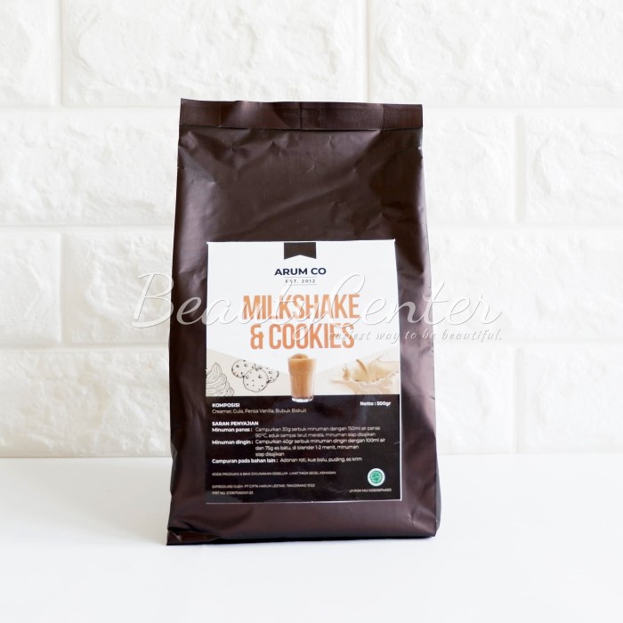 

ARUM CO MILKSHAKES & COOKIES 500GR / INSTANT DRINK / BUBUK MINUMAN BEST SELLER