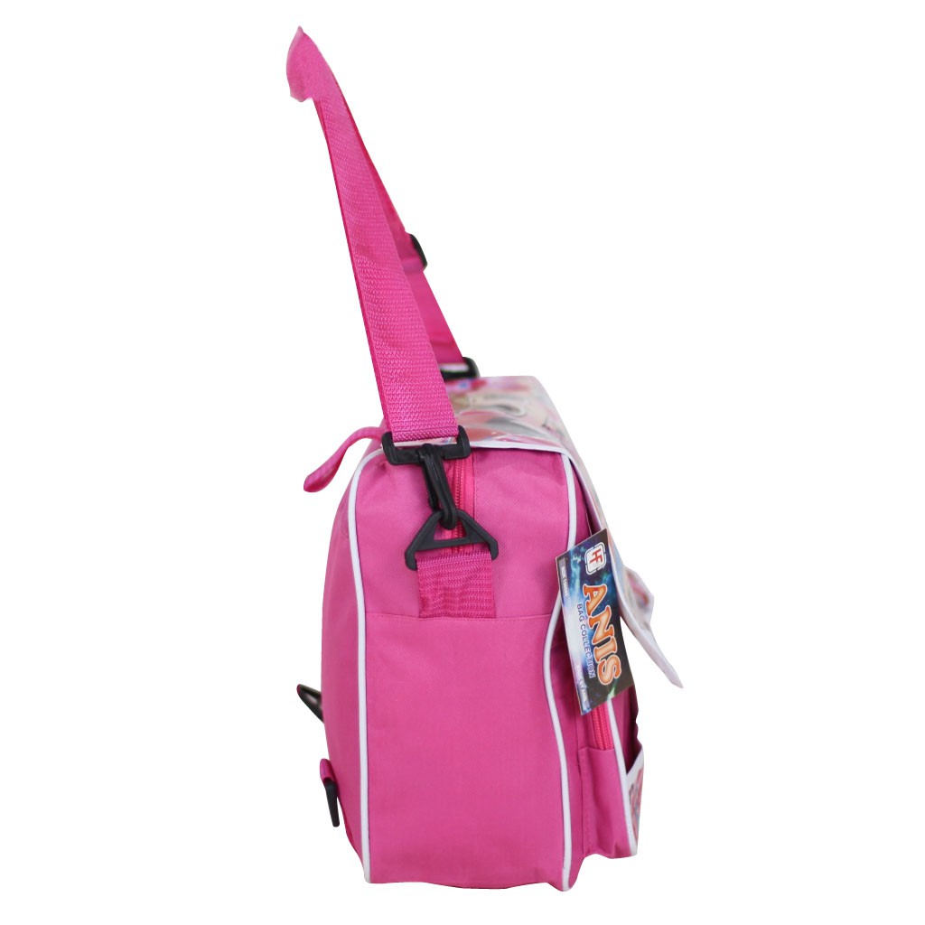 Tas Ransel Sekolah Anak 2 In 1 LOL Pink  Lucu Keren Selempang TK Paud SD Karakter Terlaris