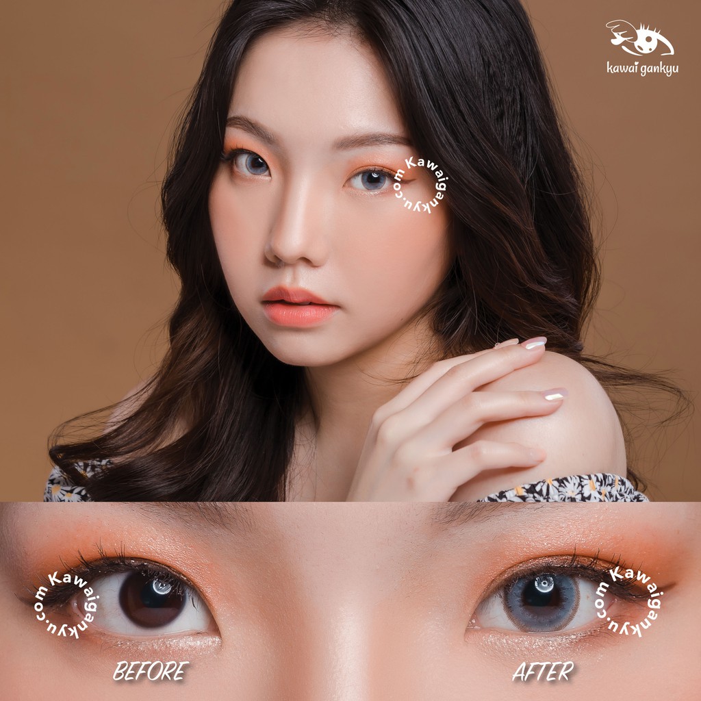 KawaiGankyu softlens - Princess luna natural aqua (1botol)