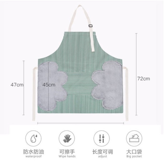 Celemek Masak Apron Waterproof bisa Lap Tangan karakter J129