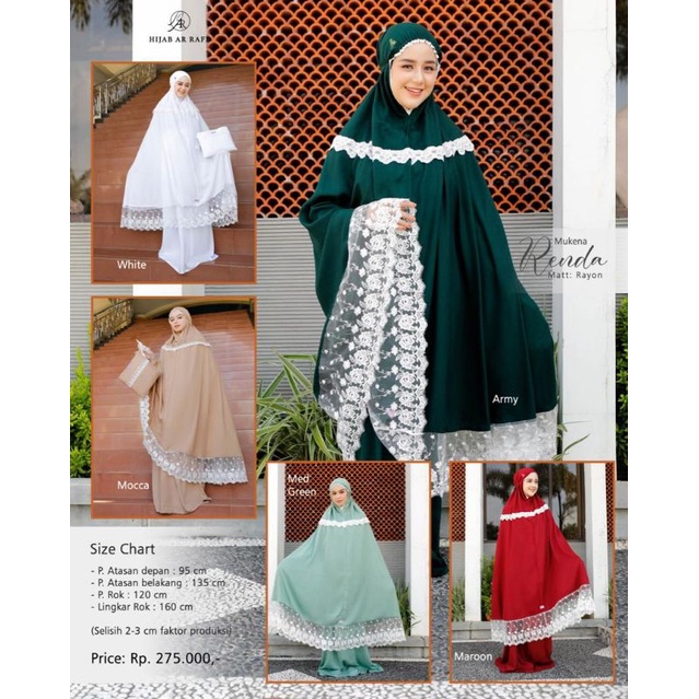 MUKENA RENDA || MUKENA ARRAFI