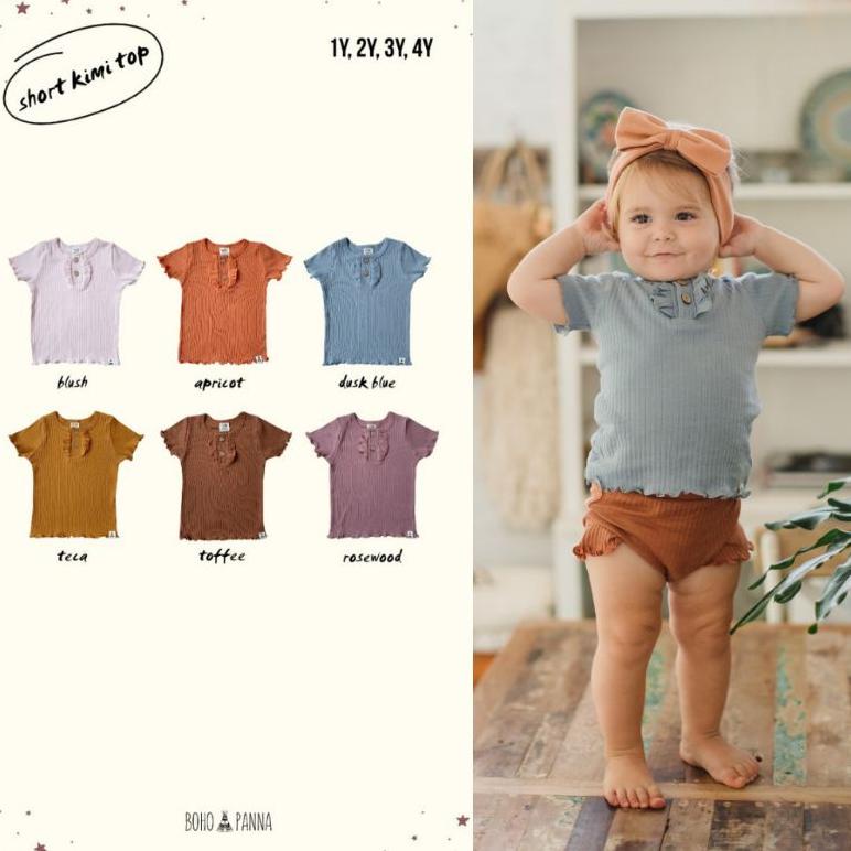 Bohopanna Kimi Short Top | Kaos Anak 1-6 tahun