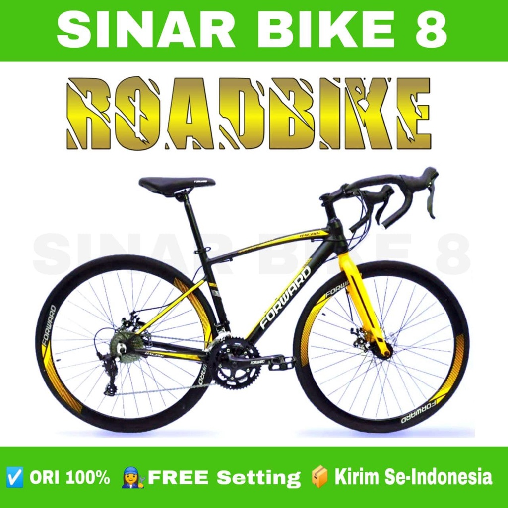 Sepeda Balap Roadbike FORWARD 700C Alloy 18 Speed Sensah