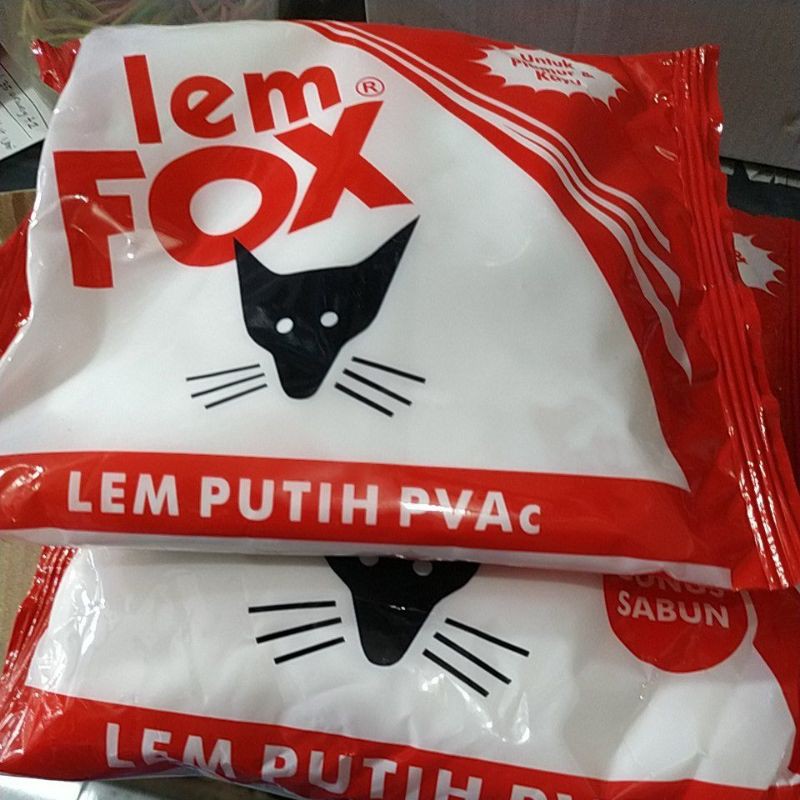 

LEM FOX PUTIH ORIGINAL LENGKET