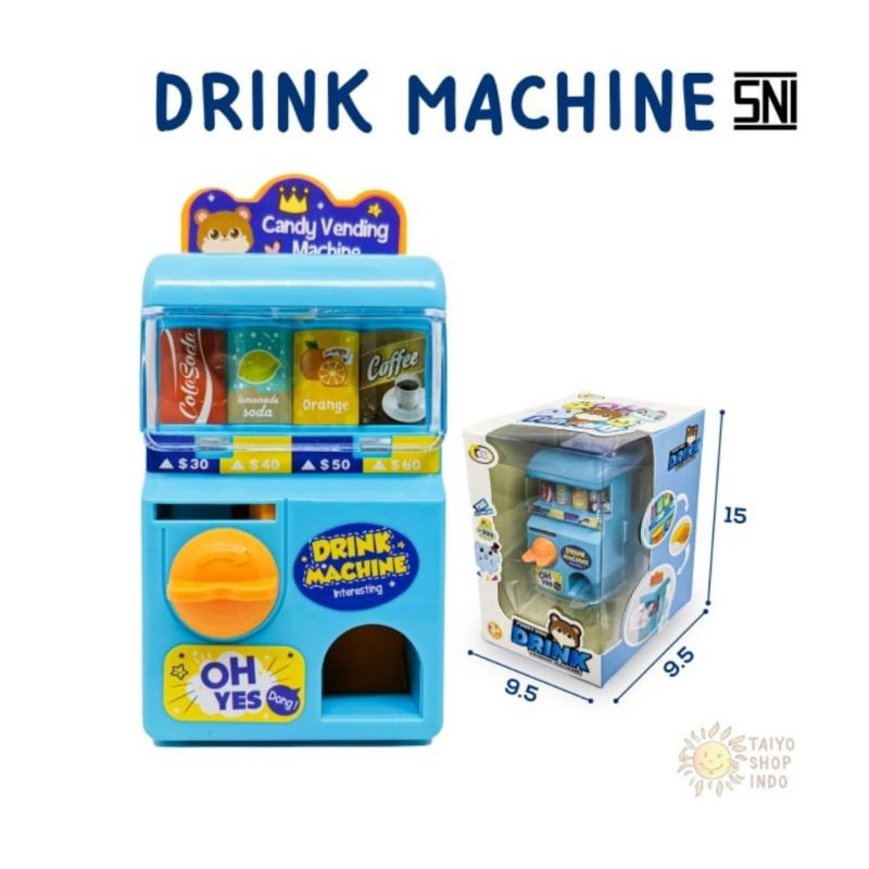 Mainan anak MINI DRINK MACHINE VENDING MESIN MINUMAN