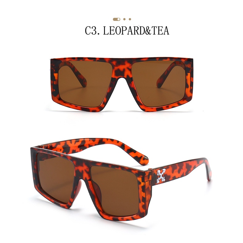 Kacamata Hitam Model frame Kotak oversized Gaya Korea Untuk Wanita