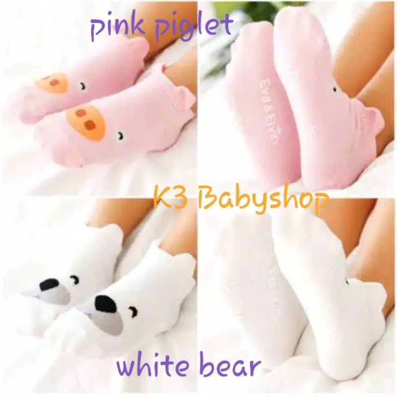 Kaos kaki bayi 3d motif baby socks kaos kaki bayi anak anti slip