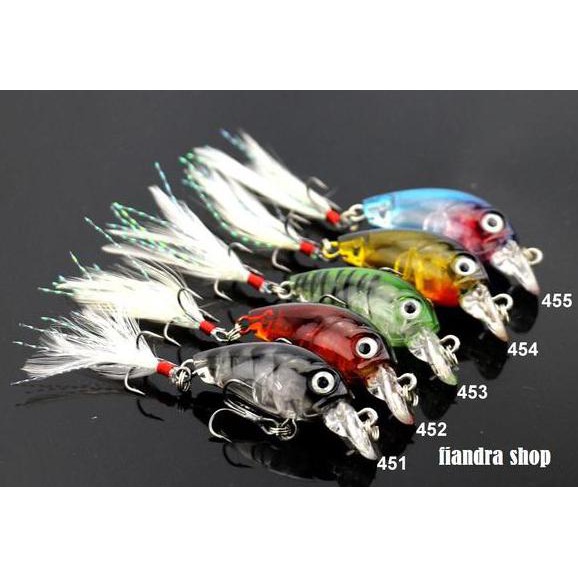 Lure Crankbait Umpan Mancing Umpan Ikan Lure Pancing Umpan Lure Minnow