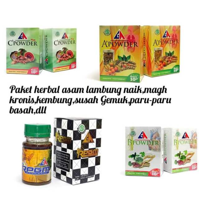 Herbal Gusmus/Herbal/Asam Lambung Naik/magh kronis/kembung/susah gemuk/paru-paru basah dll.