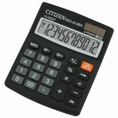 

Kalkulator Citizen SDC-812BN 12 Digit / 2 Power / Kalkulator CT 812BN