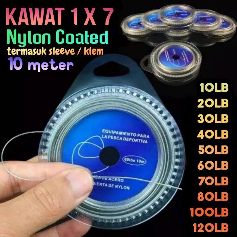 Kawat Pancing Seling Anti Gigi Tajam Barracuda Tengiri