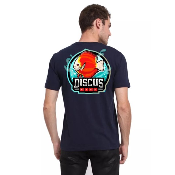 Baju Kaos Ikan Hias Discus Discus Fish Premium