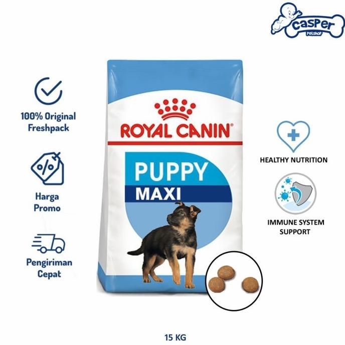 Royal Canin Maxi Junior / Puppy Maxi 15 Kg - Gojek Only