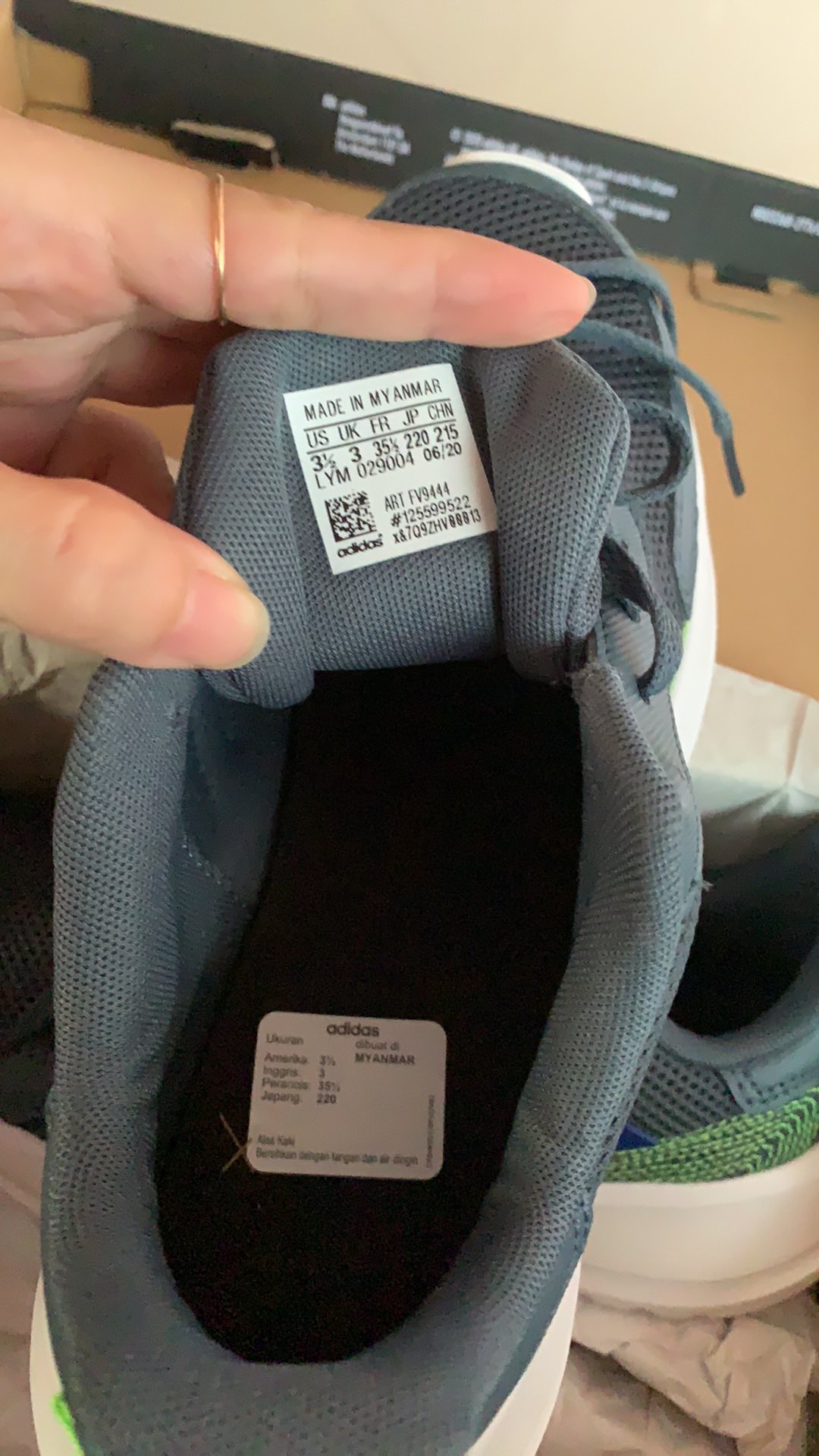  adidas  RUNNING Sepatu  Tensor Anak Unisex FV9444 Shopee 