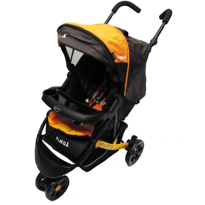 HARGA PROMO Kereta Bayi Stroller Pliko 568 Milano Orange