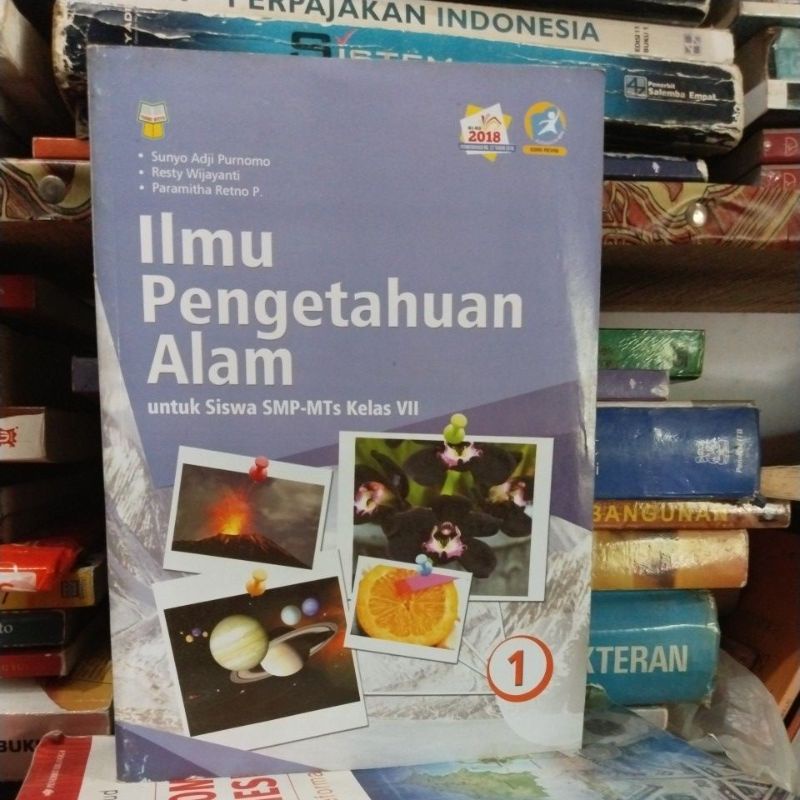 BUKU ILMU PENGETAHUAN ALAM/ IPA KELAS VII/7/1 SMP YRAMA WIDYA