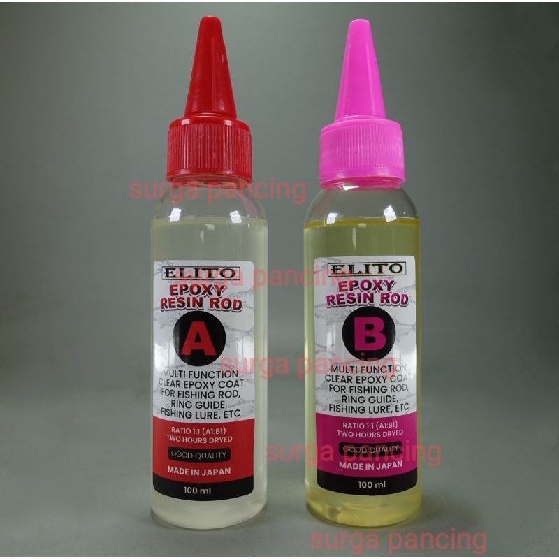 Epoxy Resin Rod ELITO lem wrapping joran 100ml made in japan