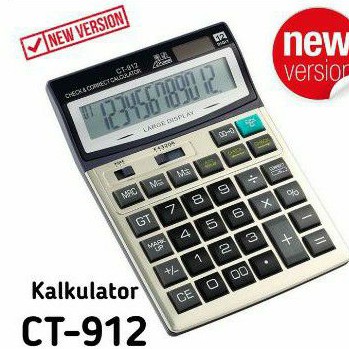 

KALKULATOR CITIZEN CT-912 CT912 CT 912 12 DIGIT KALKULATOR BESAR MURAH HARGA GROSIR