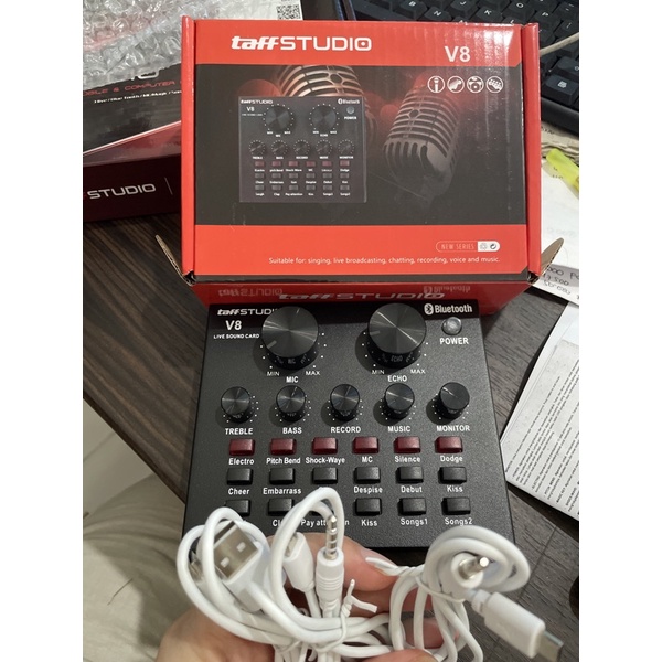 SOUNDCARD V-8 V8+TAFFSTUDIO TAFFWARE BLUETOOTH