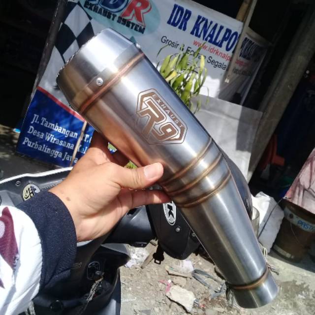 Knalpot Motor Racing R9 GP SIlincer Only