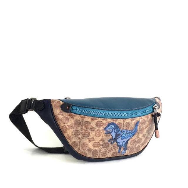 Waist Bag Coach Original Rivington Belt Bag In Signature With Rexy