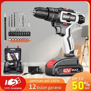 JF bor baterai / bor cordless baterai lithium 42V/12V Bor listrik