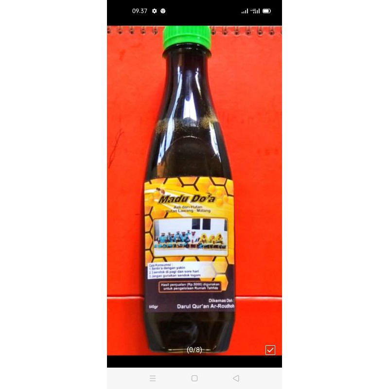 

Madu doa hitam murni