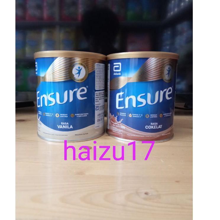 

ENSURE VANILA/COKLAT 400GR-SUSU DEWASA - LANSIA ~NEW H7U6