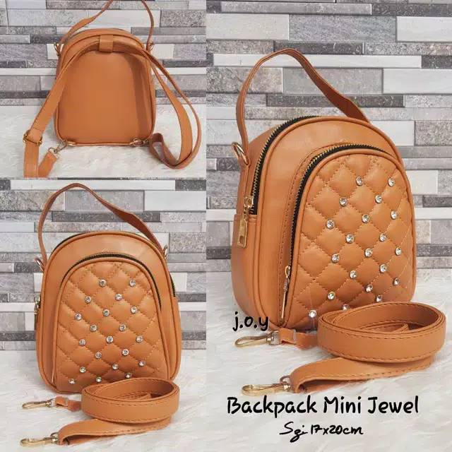 Tas wanita backpack jewel