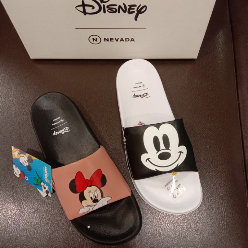 Sandal slide wanita Disney x Nevada branded Matahari