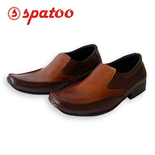 Sepatu Pantofel Pria Terbaru Model Sol Iris Bahan Kulit Asli 201 Cokelat