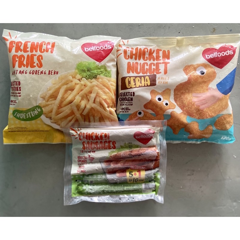 

Paket Hemat BELFOODS nugget sosis kentang