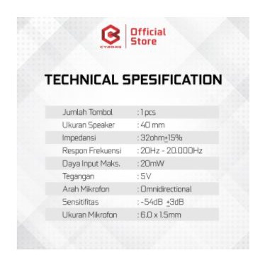 Headset gaming cyborg wired audio mic 3.5mm stereo bass 2m cable rookie chg05 chg-05 - Headphone