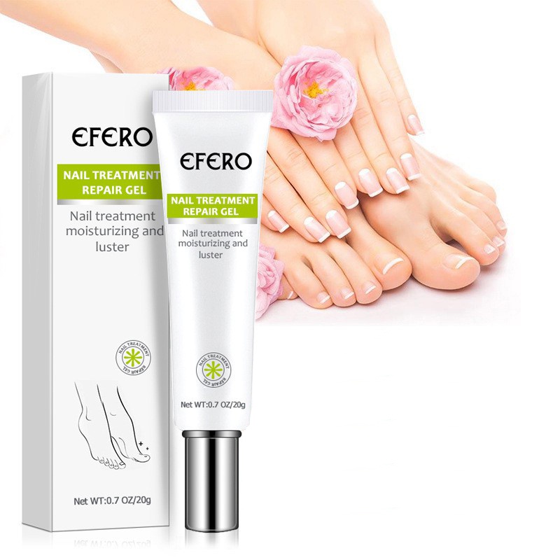 Serum Kuku EFERO NAIL TREATMENT REPAIR GEL - Vitamin Serum Perawatan Kuku Rusak Pecah