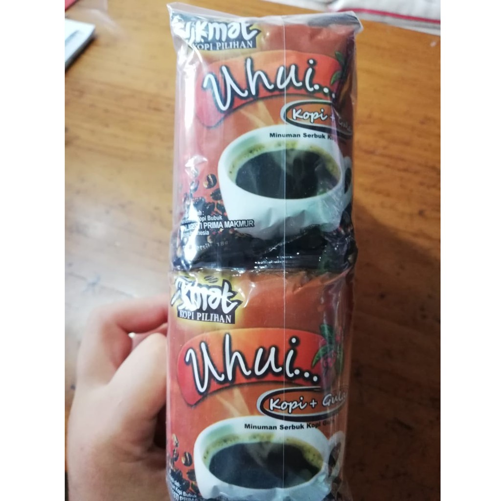 

KOPI NIKMAT UHUY 18 GRAM / KOPI + GULA