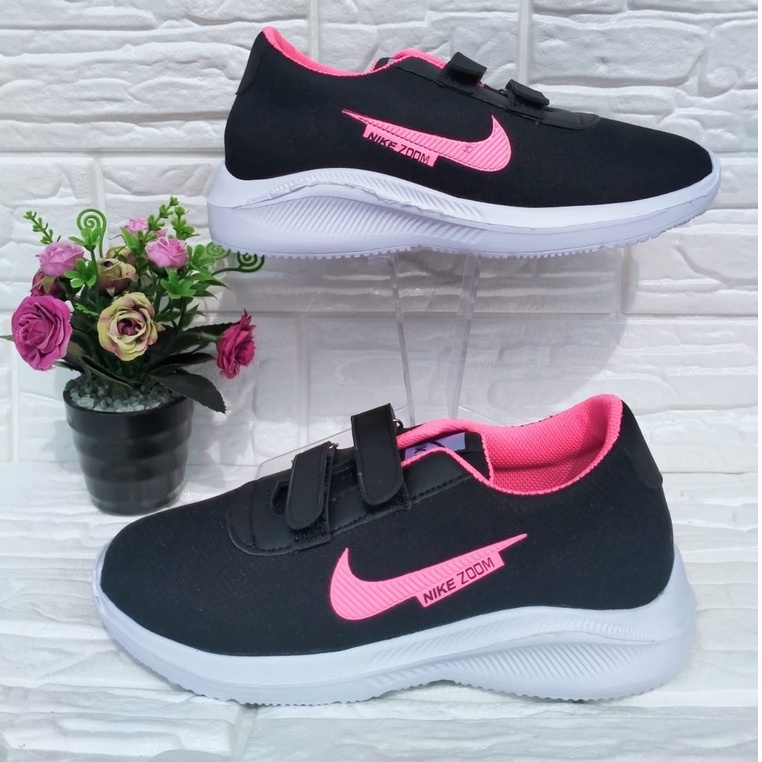 DISKON!!! sepatu /sepatu anak/sepatu sekolah/sepatu sneakers/sepatu anak laki laki/sepatu terbaru/fashion anak warna hitam pink kasual kid velkro