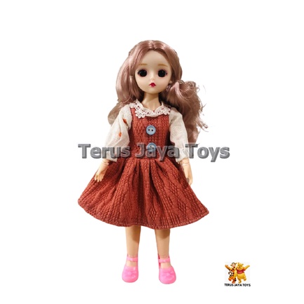 NEW BONEKA BERBY KAKI TANGAN BISA DITEKUK  / MAINAN ANAK PEREMPUAN / MAINAN KADO BONEKA TEKUK MURAH-1