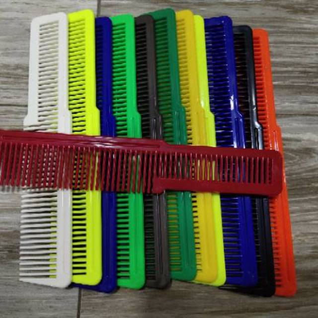 Sisir rambut sisir 1 isi 12 sisir alat cukur rambut flat comb barber