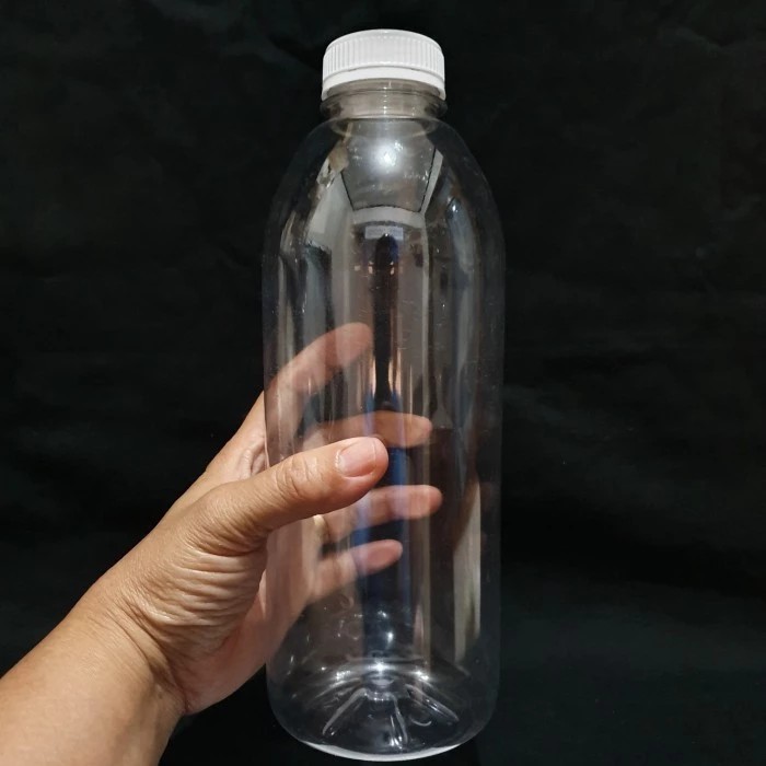 botol plastik kale 1 liter tebal - Putih