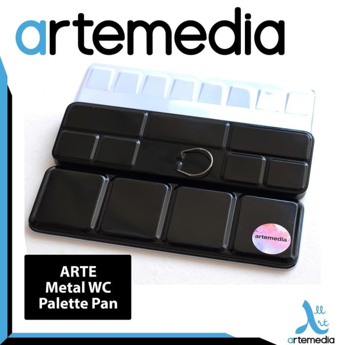 

air-cat- artemedia empty metal box half pans - 12 half pans -cat-air.