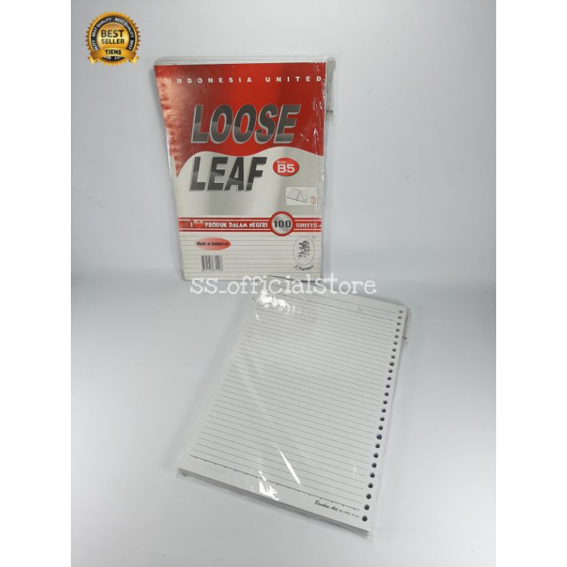 

isi binder loose leaf / Isi kertas loose leaf