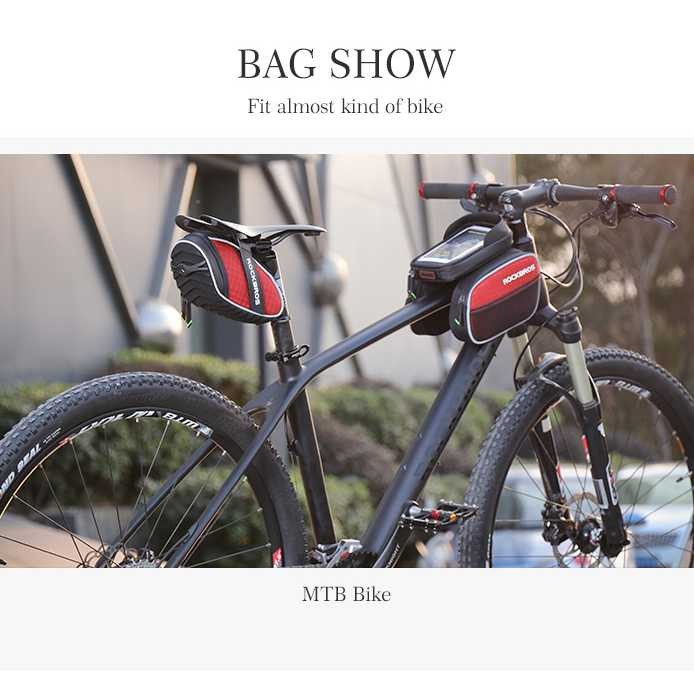 Tas Sepeda Saddle Bag Gowes Belakang sadel 3D Shell Perlengkapan Aksesoris Sepedah Waterproof CB852