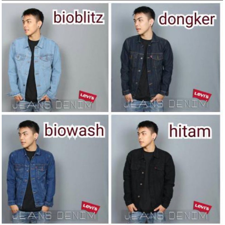 jaket jeans pria keren