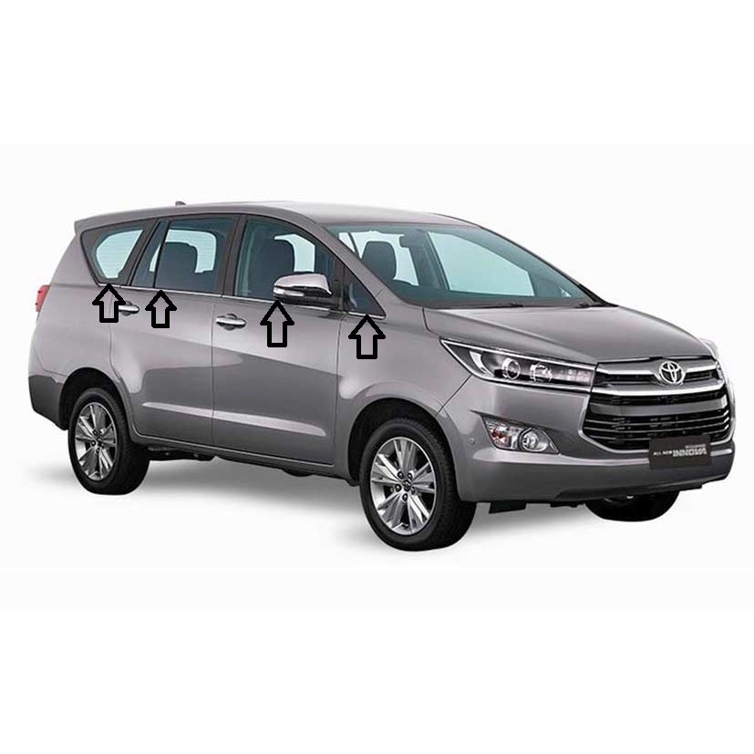 List Kaca Samping All New Innova Reborn 2016 Luxury