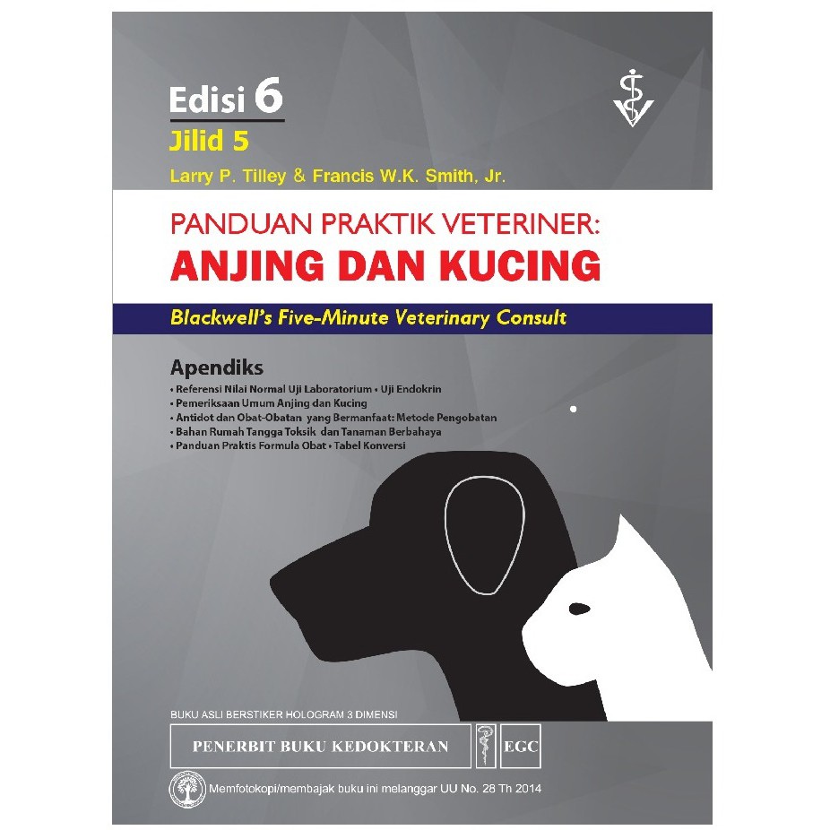 Panduan Praktik Veteriner Anjing dan Kucing Edisi 6 Jilid 5 - EGC ORIGINAL